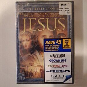The Bible Stories Jesus Movie DVD Jeremy Sisto Debra Messing Drama